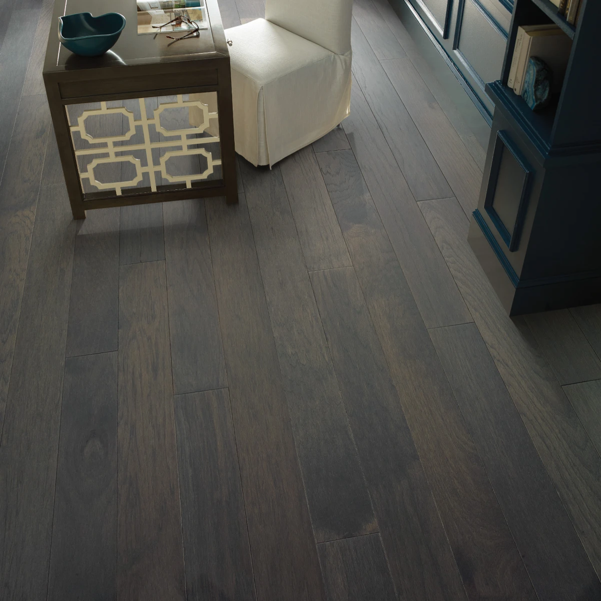 5-inch Hickory engineered hardwood boards with modern 2026 styling for hardwood floor installation.