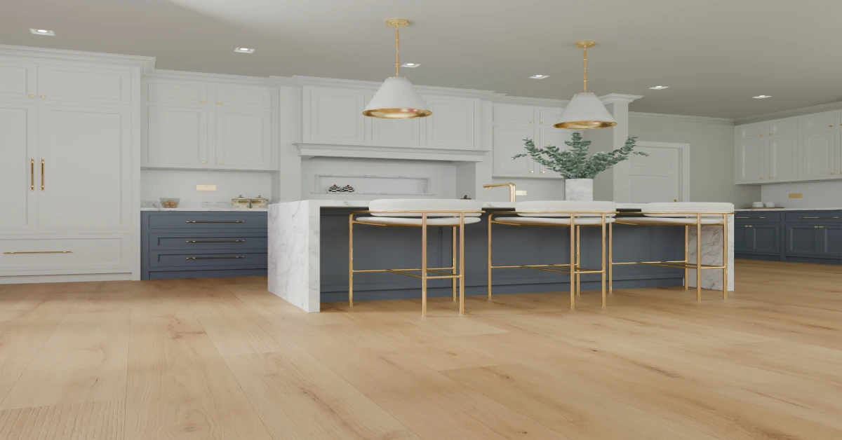 Modern luxury vinyl plank flooring built for durable and comfortable vinyl plank installation.