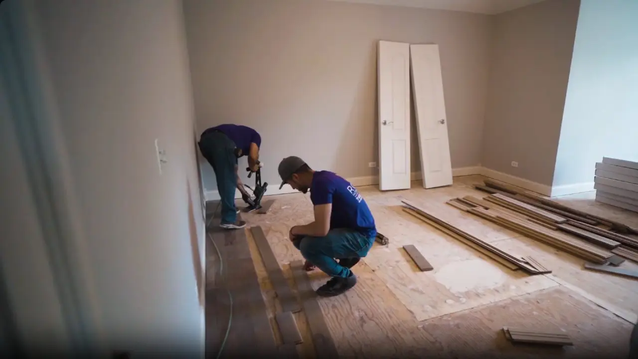 Hardwood installation video preview